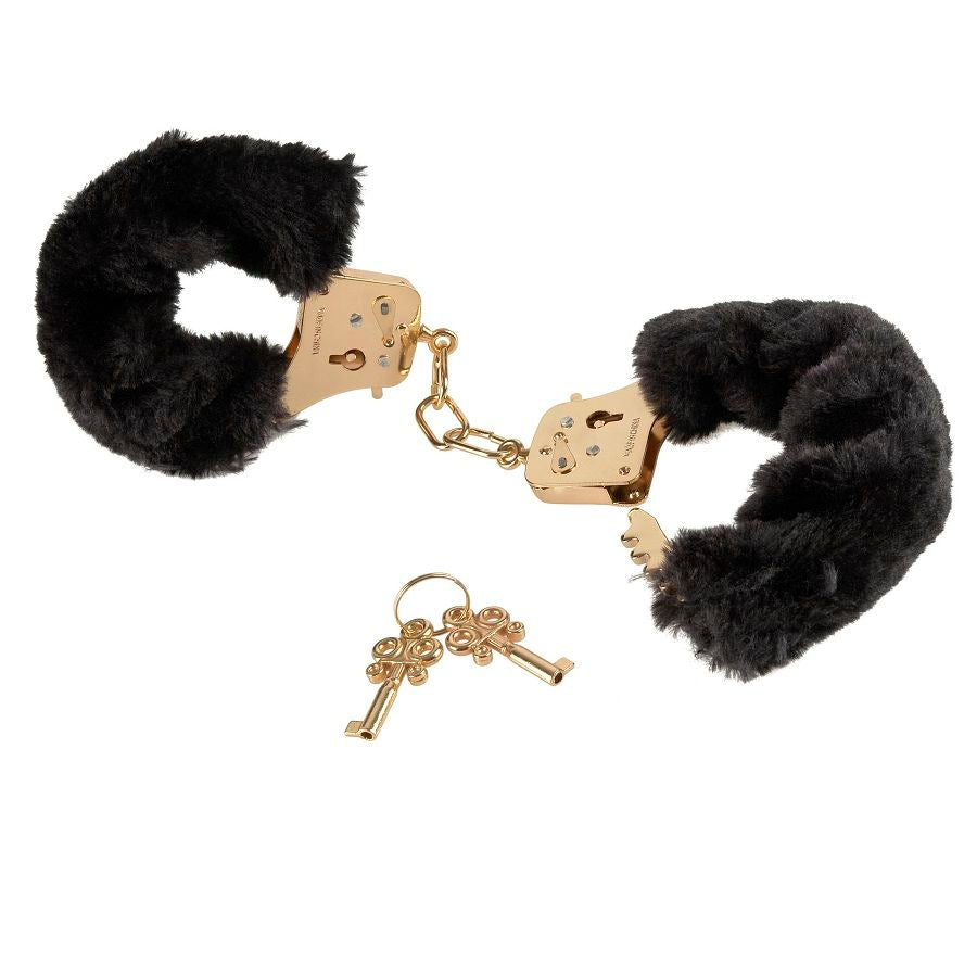 FETISH FANTASY GOLD - PLUSH HANDCUFFS 