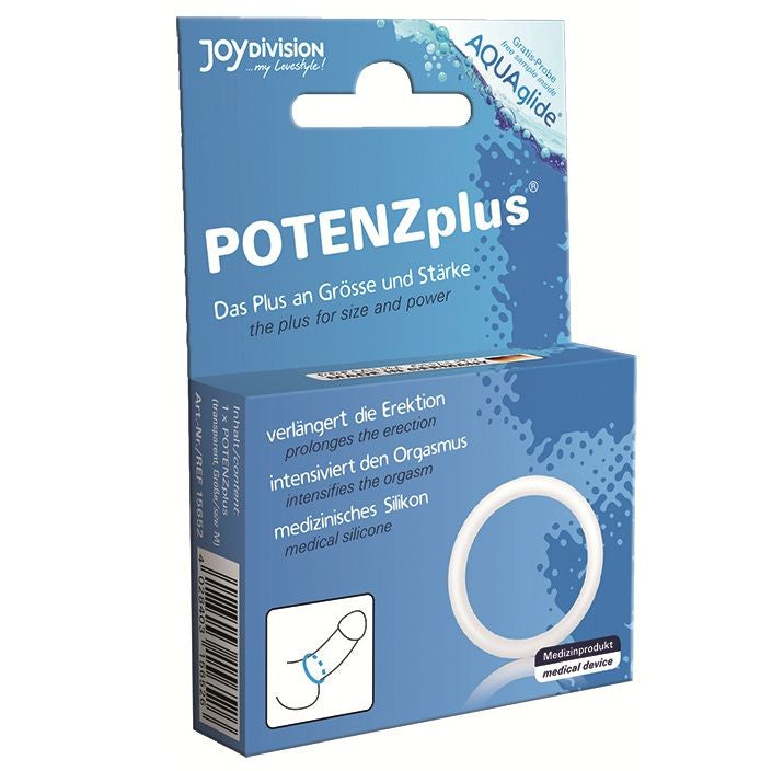 JOYDIVISION POTENZDUO - PLUS WHITE PENIS RING - S