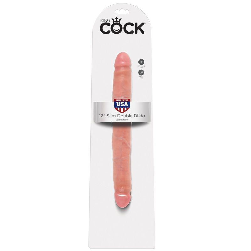 KING COCK - DILDO DOBLE NATURAL 30 CM