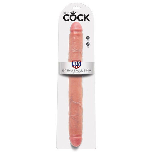 KING COCK - THICK DILDO DOUBLE PENETRATION 40.6 CM