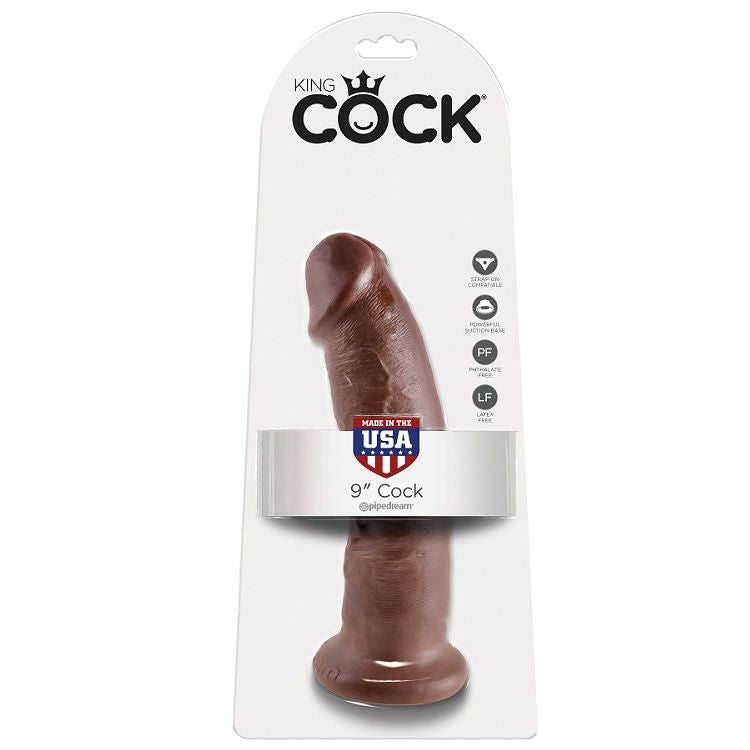 KING COCK - 9 BROWN PENIS 22.9 CM