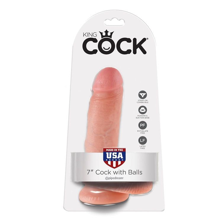 KING COCK - 7 NATURAL REALISTIC PENIS 17.8 CM