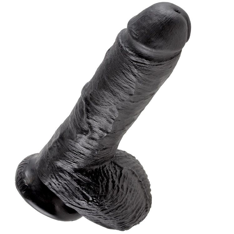 KING COCK - 8 REALISTIC BLACK PENIS 20.3 CM