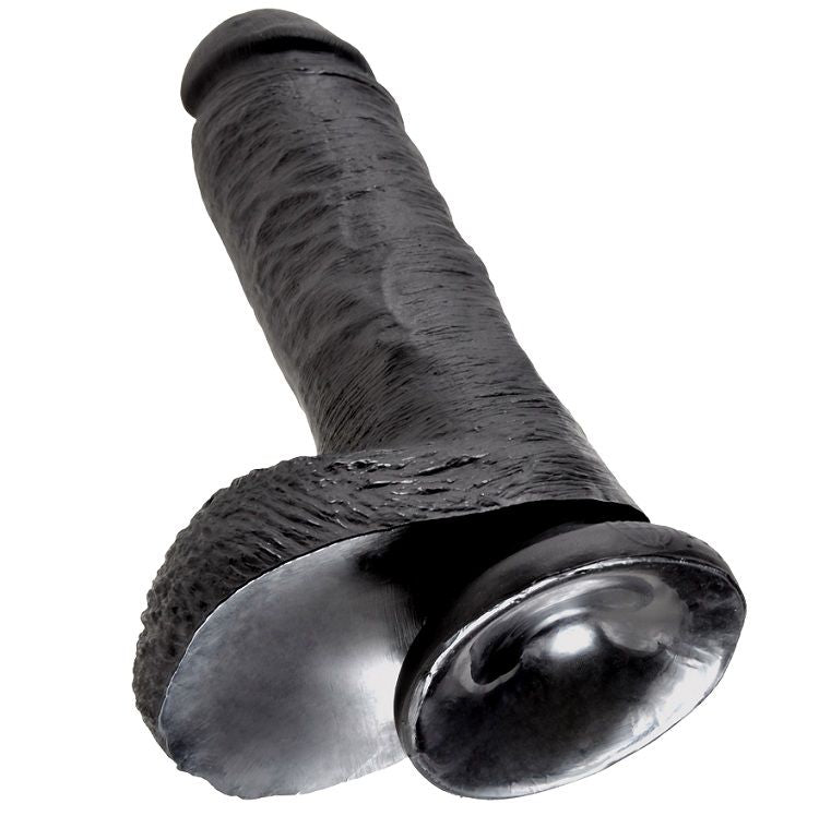 KING COCK - 8 REALISTIC BLACK PENIS 20.3 CM