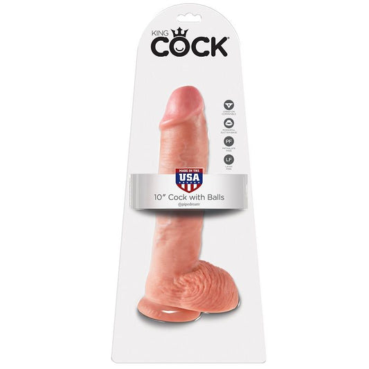 KING COCK - 10 NATURAL REALISTIC PENIS 26.5 CM