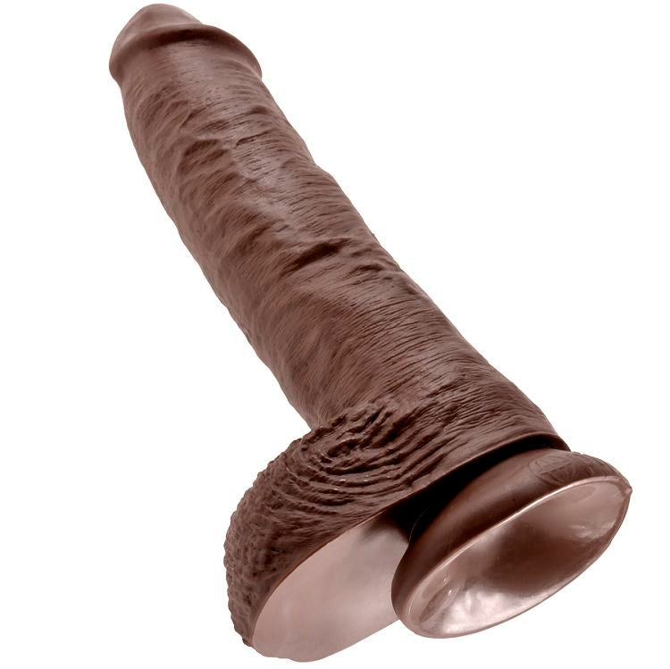 KING COCK - 10 REALISTIC BROWN PENIS 26.5 CM