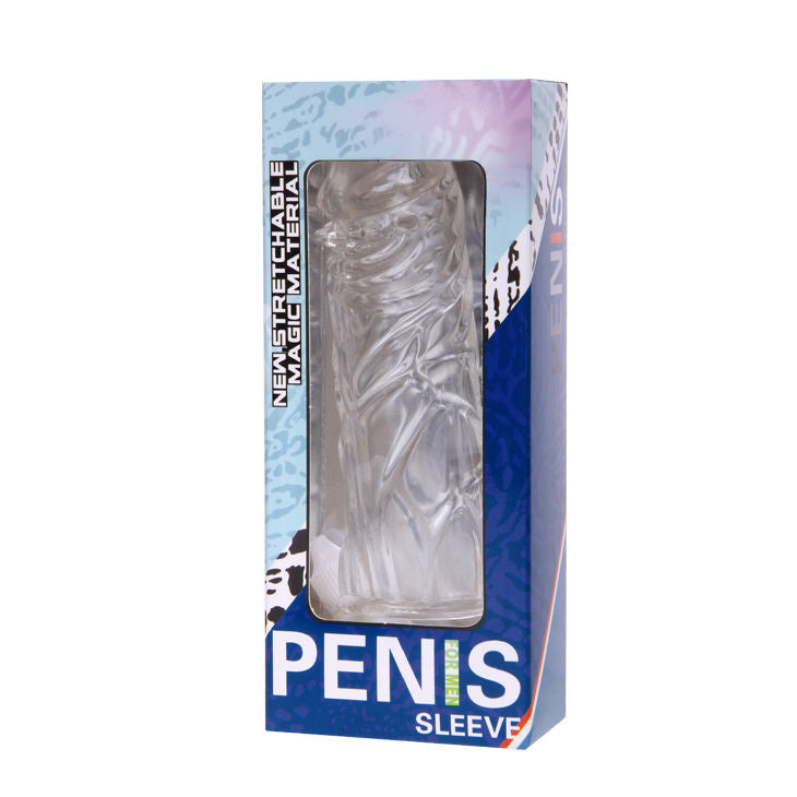 BAILE - TRANSPARENT SILICONE PENIS SLEEVE 13 CM