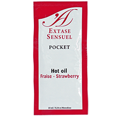 EXTASE SENSUAL - STIMULATING STRAWBERRY OIL 10 ML