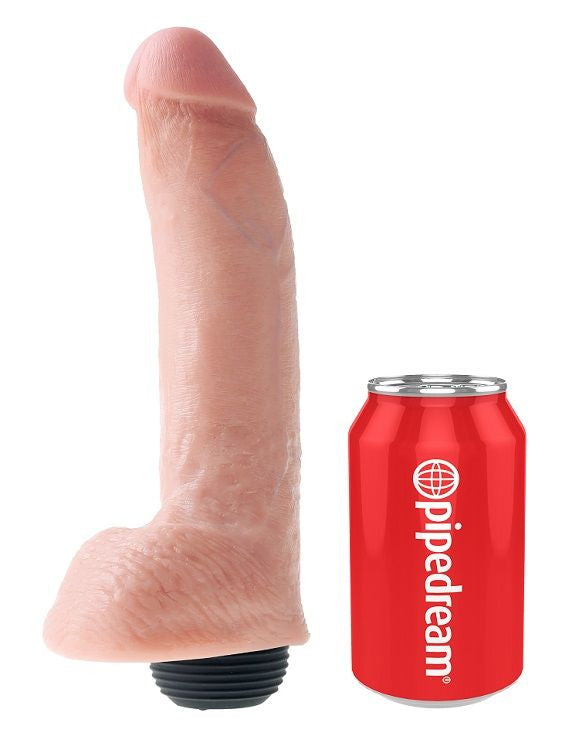 KING COCK - PENE REALISTICO EYACULADOR NATURAL 22.86 CM