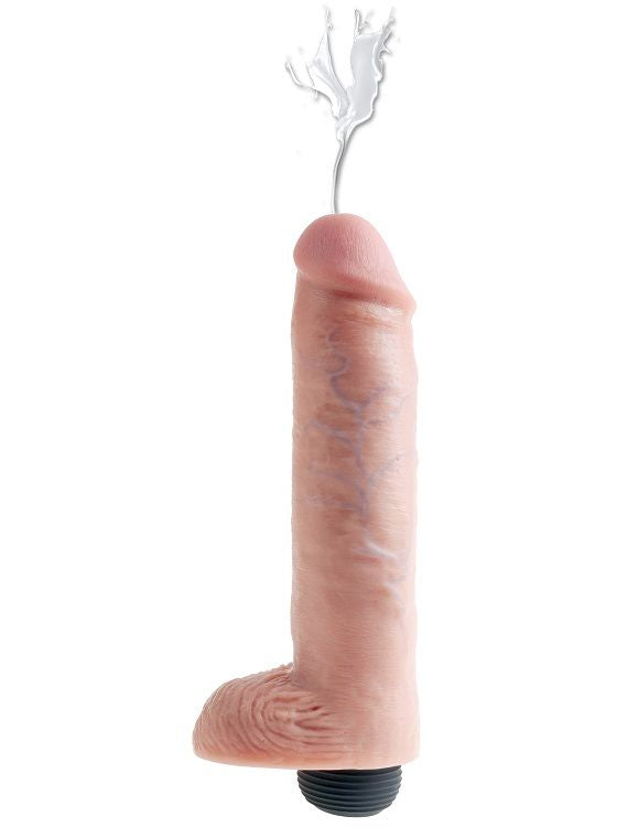 KING COCK - PENE REALISTICO EYACULADOR NATURAL 25.40 CM