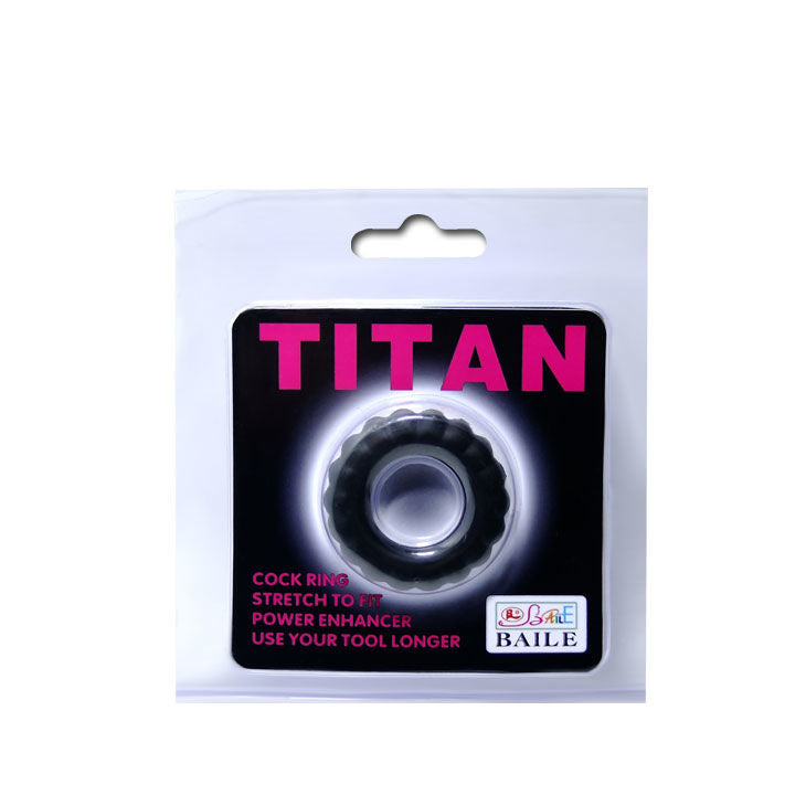 DANCE - TITAN COCKRING BLACK 2 CM 