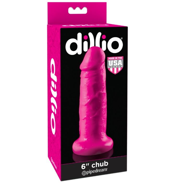 DILLIO - DILDO WITH SUCTION CUP CHUB 15.2 CM PINK