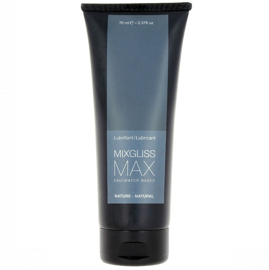 MIXGLISS - MAX LUBRICANTE ANAL BASE AGUA NATURAL 70 ML