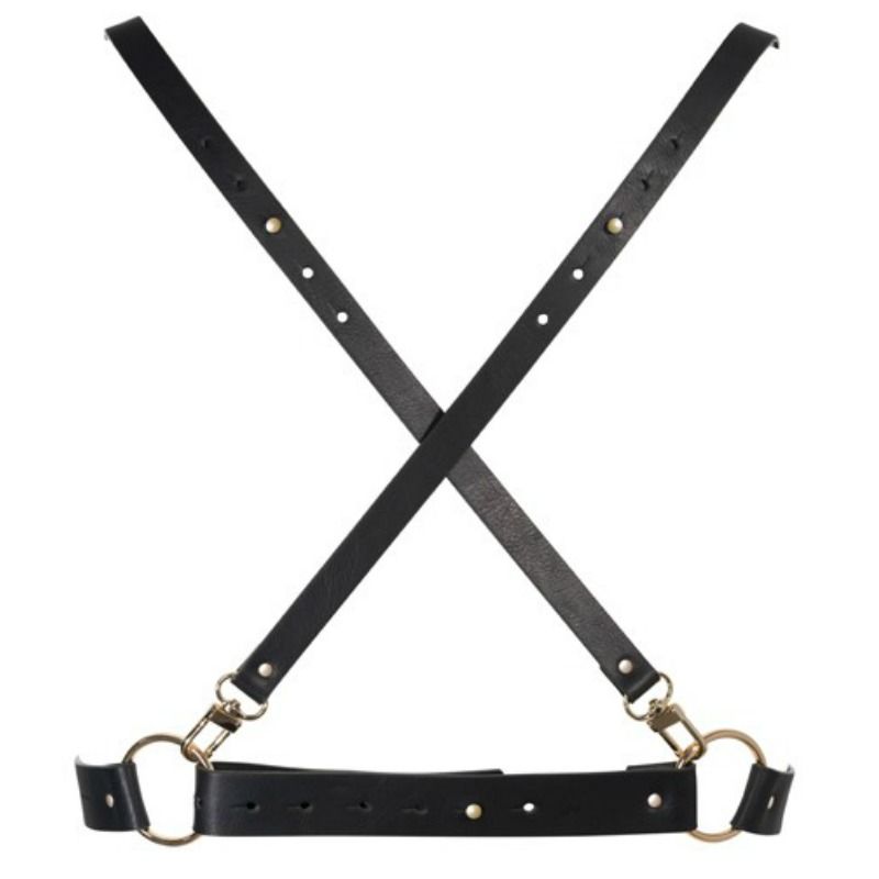 BIJOUX INDISCRETS MAZE - BLACK X HARNESS