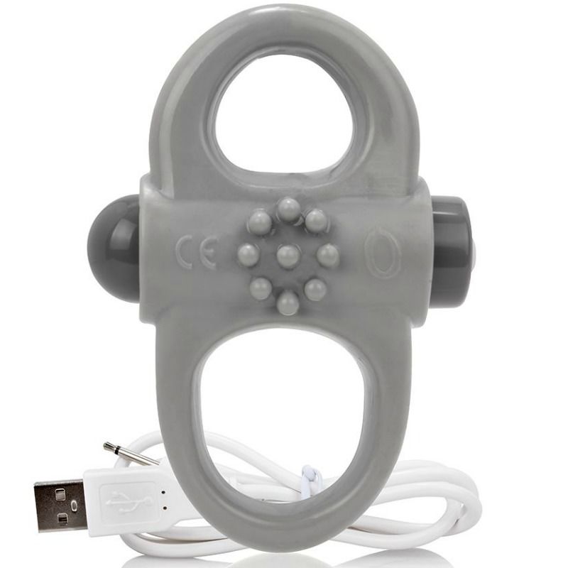 SCREAMING O - GRAY YOGA RECHARGEABLE VIBRATING RING