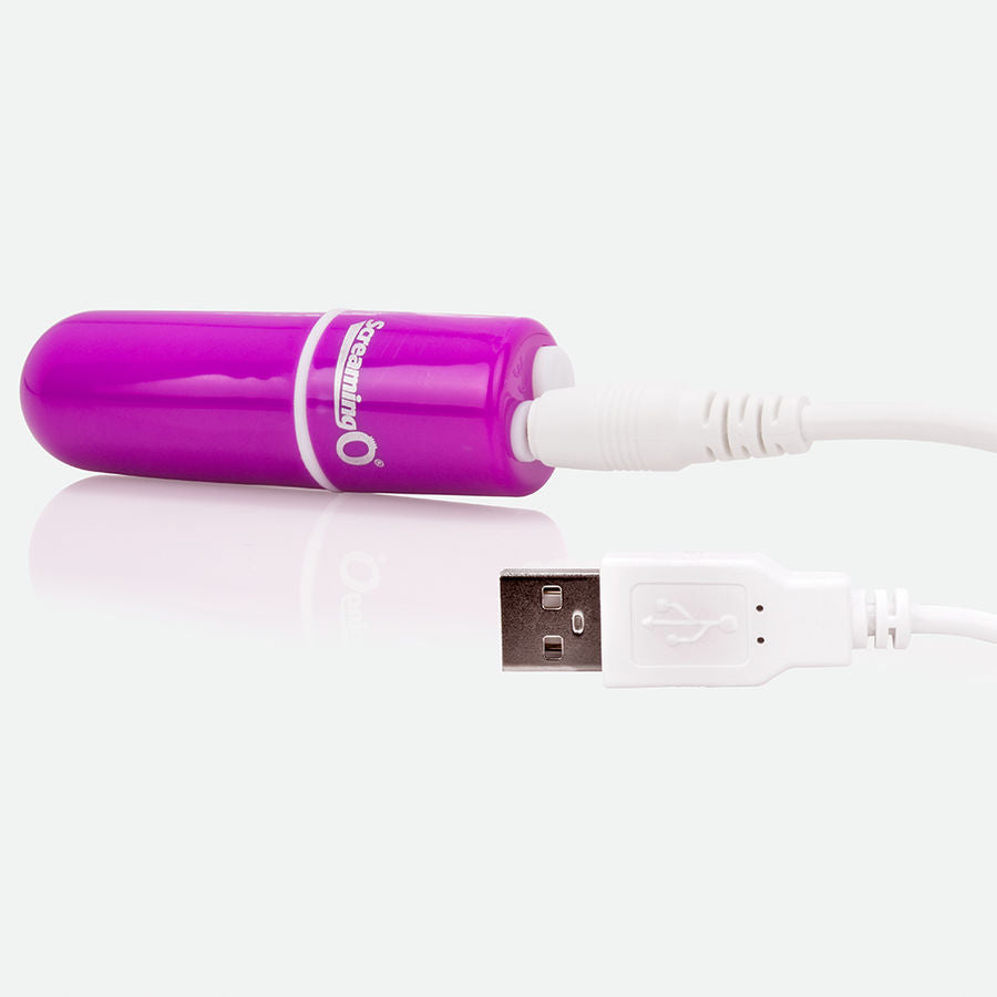 SCREAMING O - VOOOM LILAC RECHARGEABLE VIBRATING BULLET