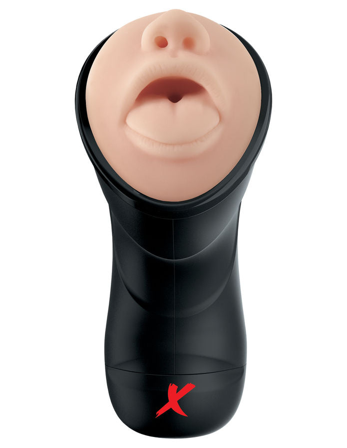 PDX ELITE - REALISTIC DEEP THROAT VIBRATING STROKER