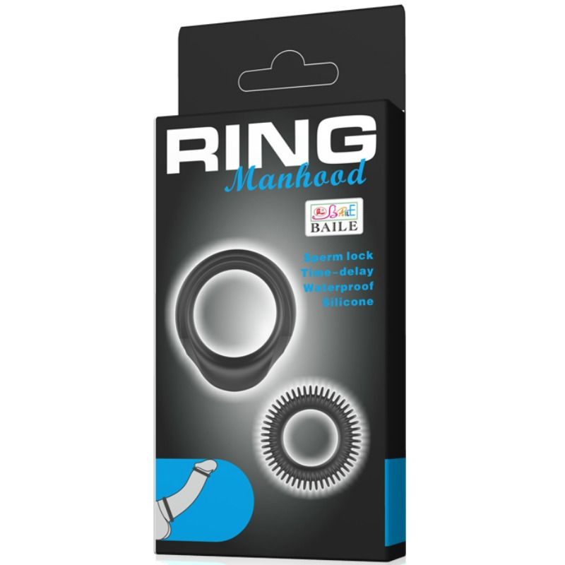 DANCE - KIT 2 SILICONE RINGS RING MANHOOD