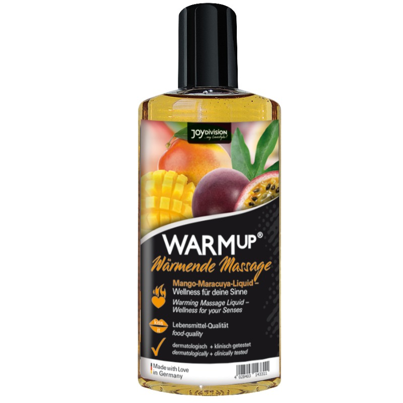 JOYDIVISION AQUAGLIDE - WARMUP MANGO+MARACUYA MASSAGE OIL 150 ML