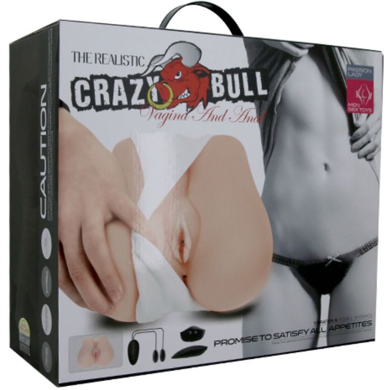 CRAZY BULL - REALISTIC VAGINA AND ANUS WITH VIBRATION POSITION 3