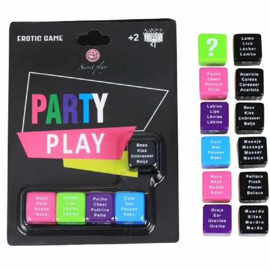 SECRETPLAY - PARTY PLAY GAME 5 DICE (ES/PT/EN/FR)