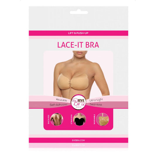 BYE-BRA - LACE-IT REALZADOR PUSH-UP BEIGE COPA B