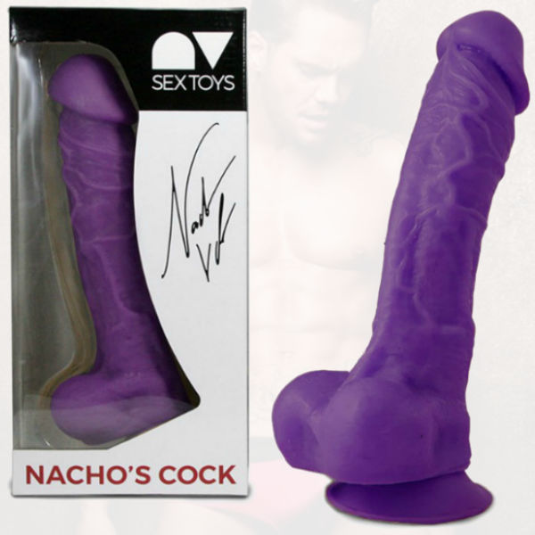 NACHO VIDAL - NACHO VIDAL ARTICULATED PENIS REPLICA 24CM LILAC