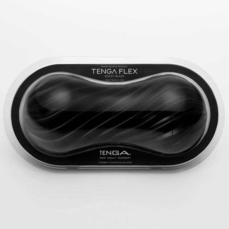 TENGA - FLEX MASTUBADOR MASCULINO NEGRO