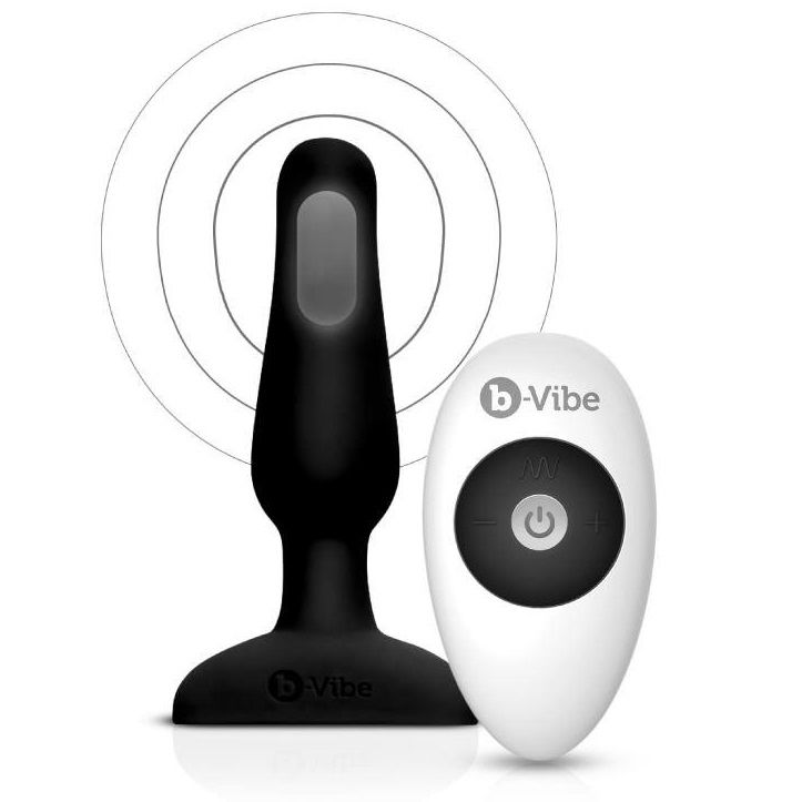 B-VIBE - NOVICE REMOTE CONTROL ANAL PLUG BLACK