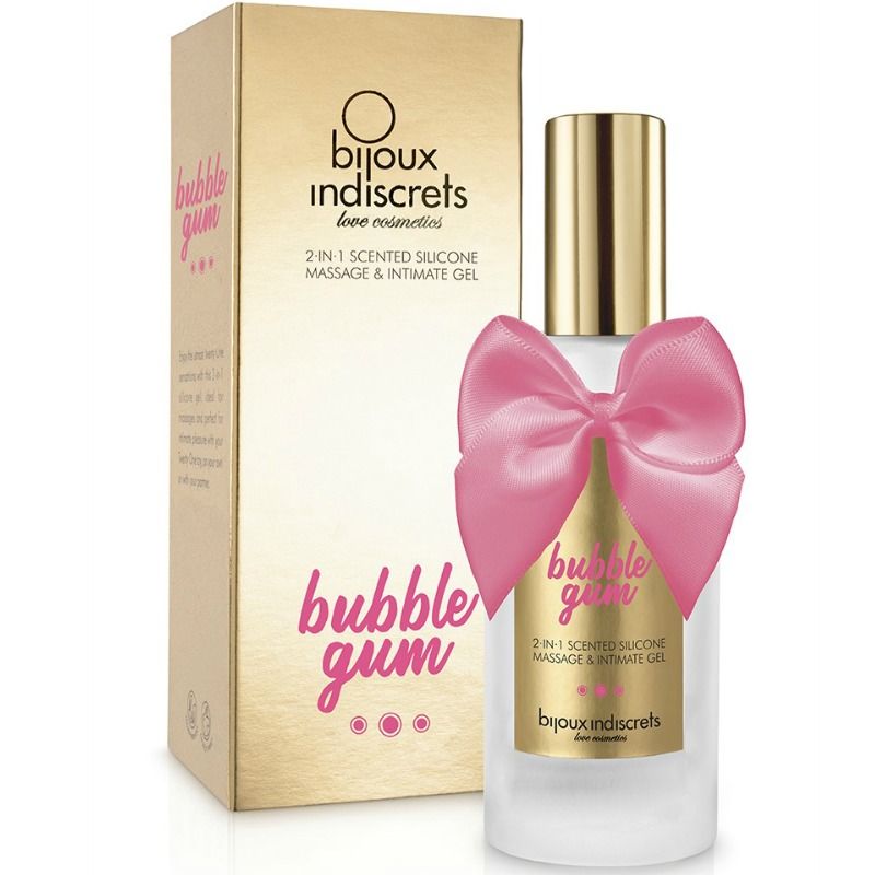 BIJOUX - BUBBLE GUM GEL 2 EN 1 SILICONA CHICLE DE FRESA 100 ML