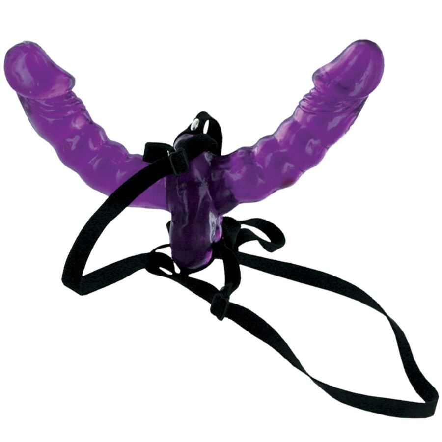 FETISH FANTASY SERIES - DOUBLE PENETRATION HARNESS 15CM