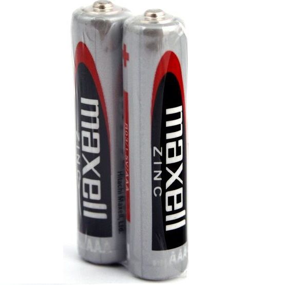 MAXELL - SALINE MANGANESE AAA R03 RETRACTABLE BATTERY*2