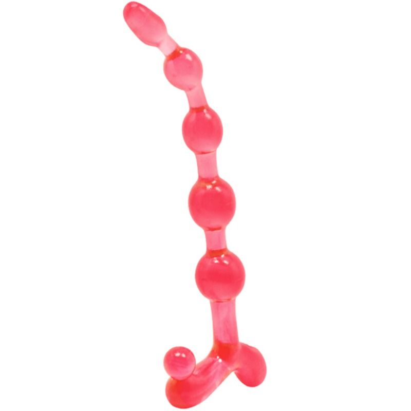 DANCE - BENDY TWIST RED ANAL BEADS