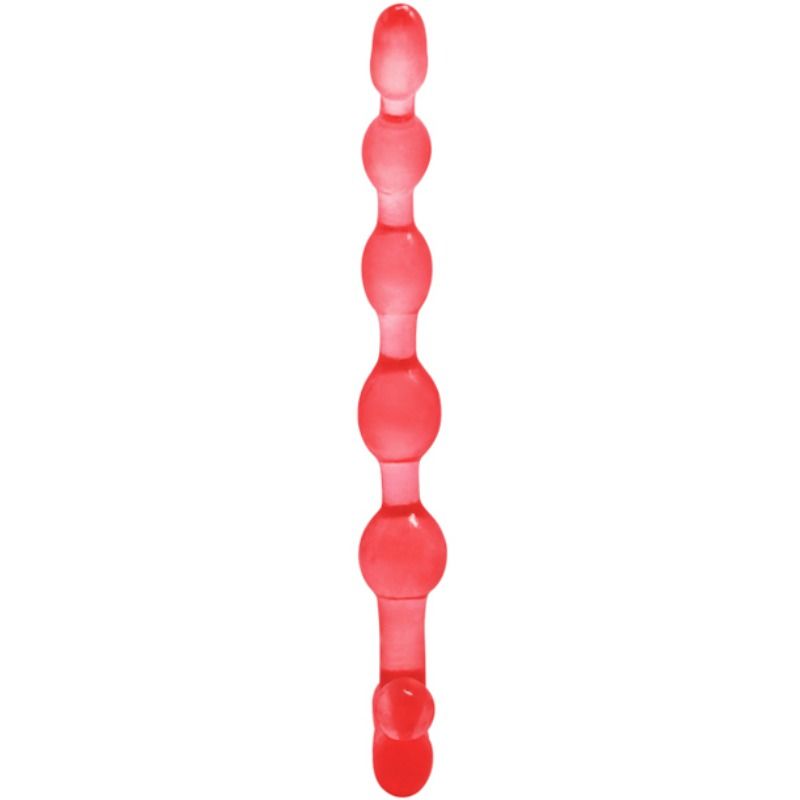 DANCE - BENDY TWIST RED ANAL BEADS