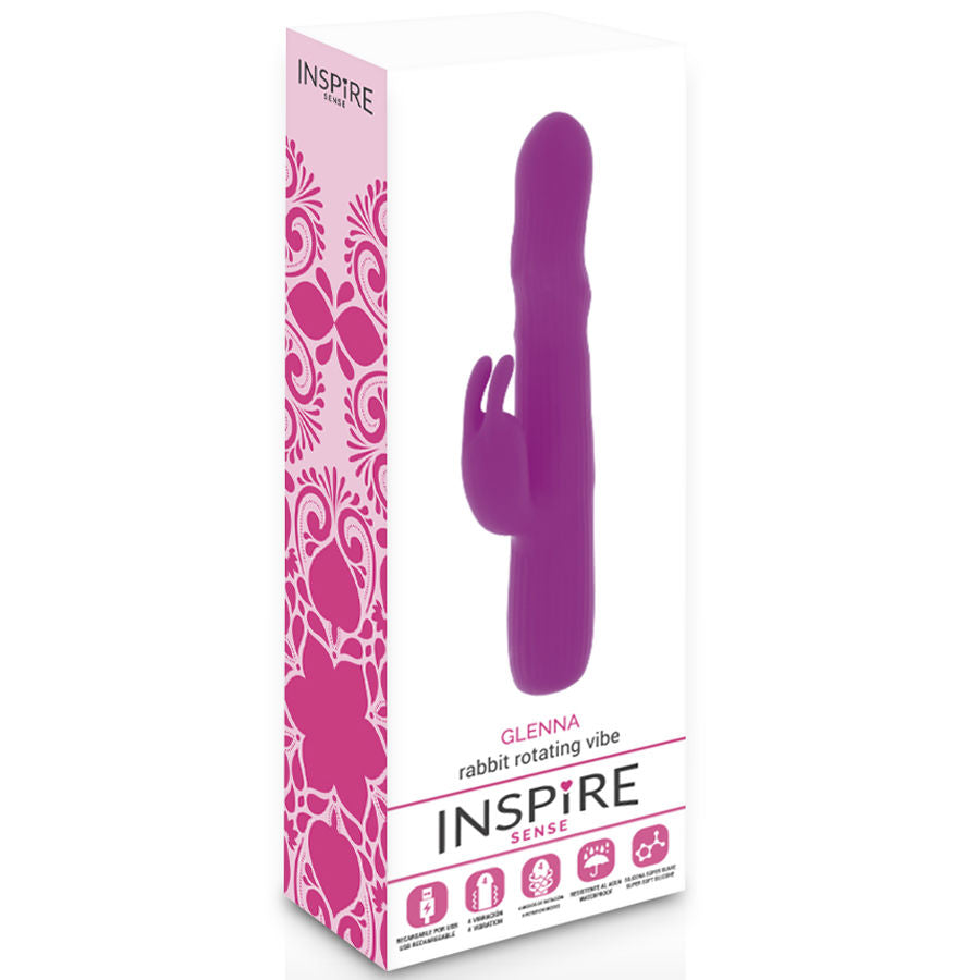 INSPIRE SENSE - GLENNA VIBRATOR RABBIT ROTATOR LILAC