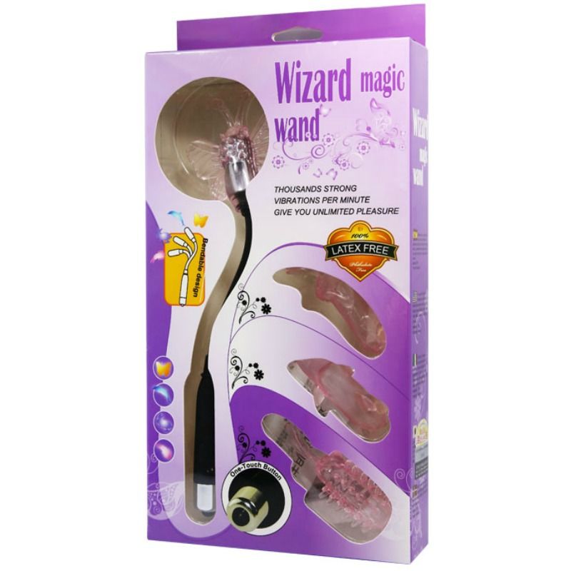 BAILE - WIZARD MAGIC WAND ESTIMULADOR CON VIBRACION