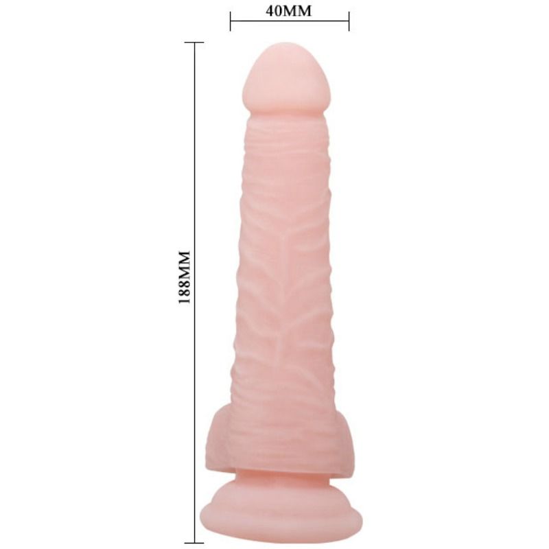 BAILE - SUPER DILDO REALISTICO NATURAL 18.8 CM