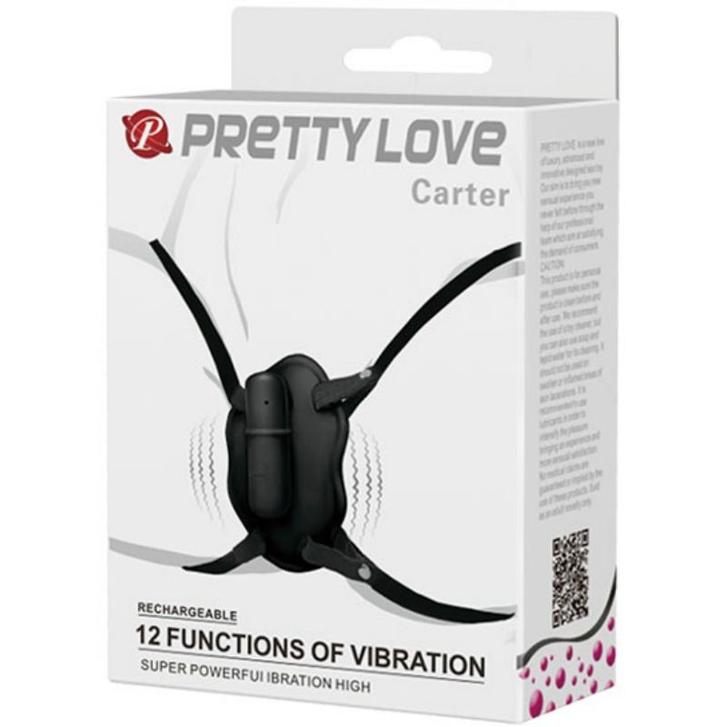 PRETTY LOVE - STRAP ON WITH VIBRATING BULLET CARTER