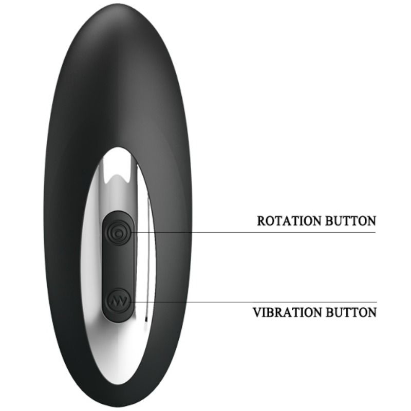 PRETTY LOVE - ANAL ROTATION AND VIBRATION FUNCTION BLACK