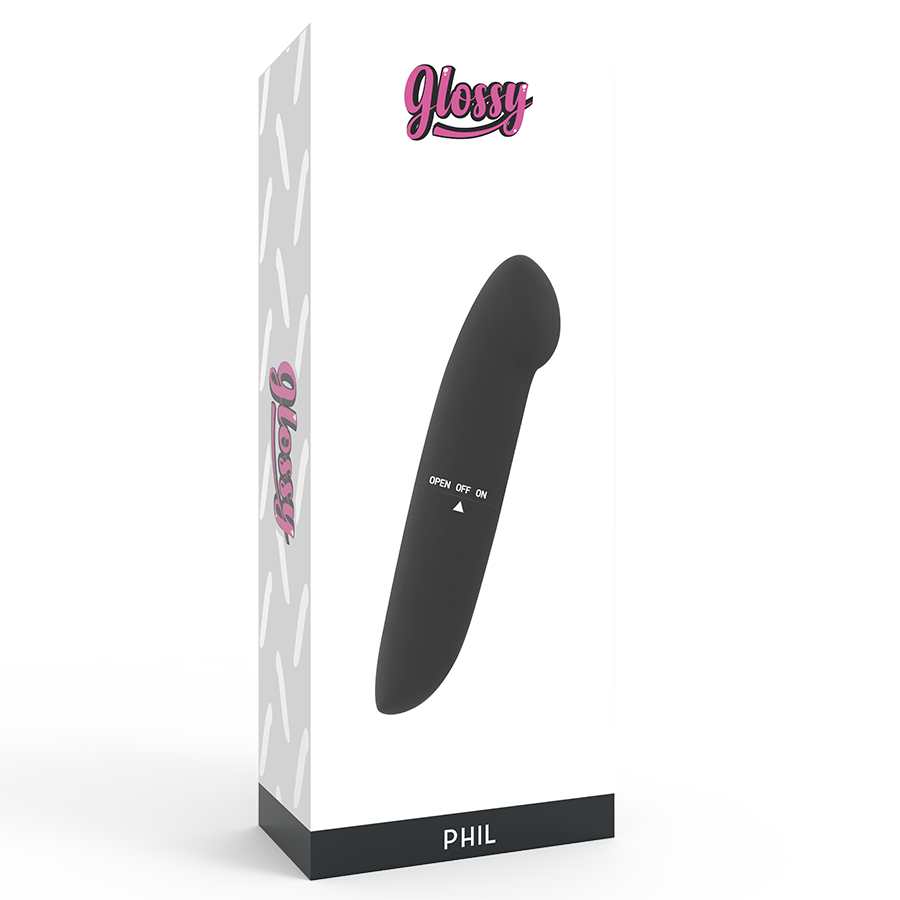 GLOSSY - PHIL BLACK VIBRATOR