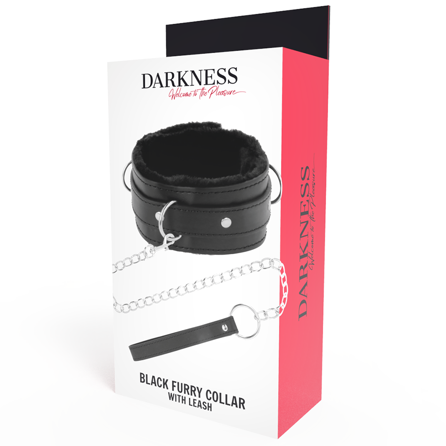 DARKNESS - COMFORTABLE POSTURE COLLAR WITH LEATHER CHAIN