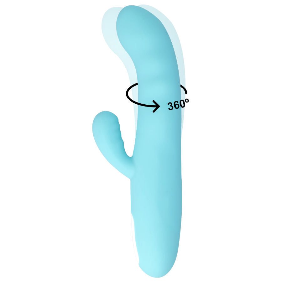 MIA - EIFFEL VIBRATOR ROTATOR TURQUOISE BLUE