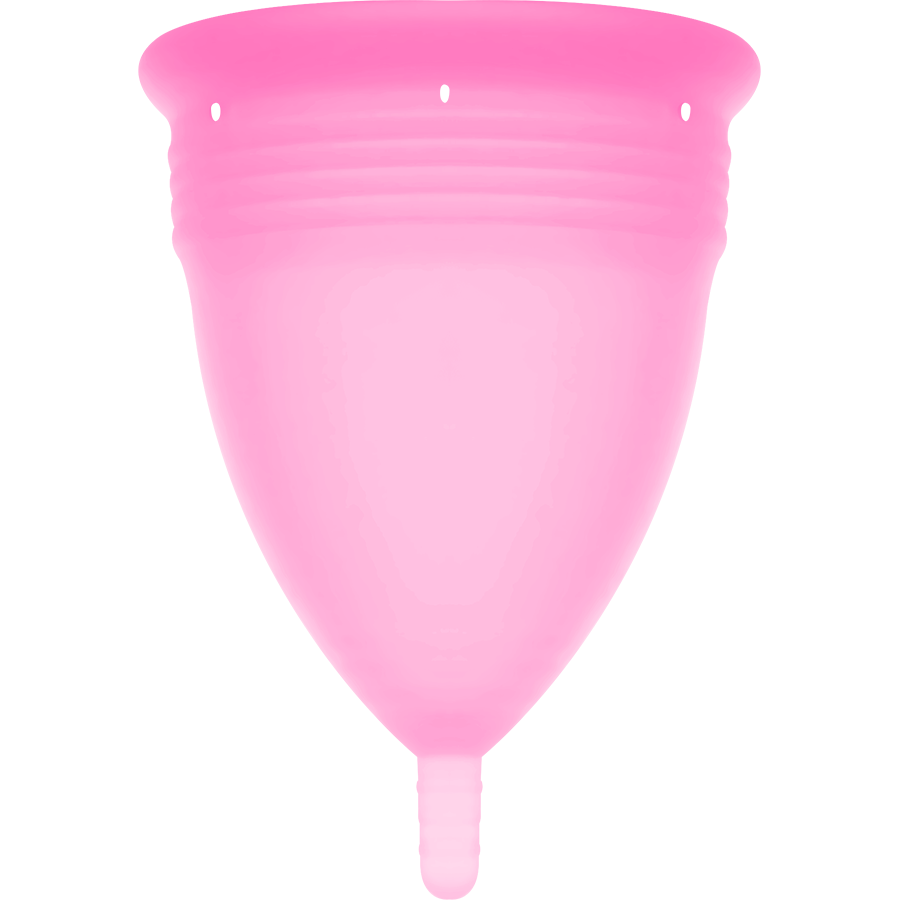 STERCUP - COPA MENSTRUAL FDA SILICONA ROSA - TALLA S