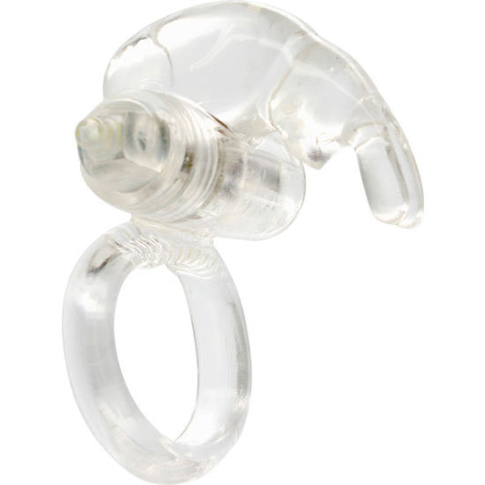 SEVEN CREATIONS - CLEAR SILICONE VIBRATING RING