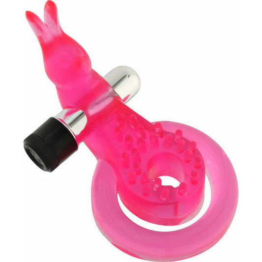 SEVEN CREATIONS - PINK BUTTERFLY COCK AND TESTICLE RING