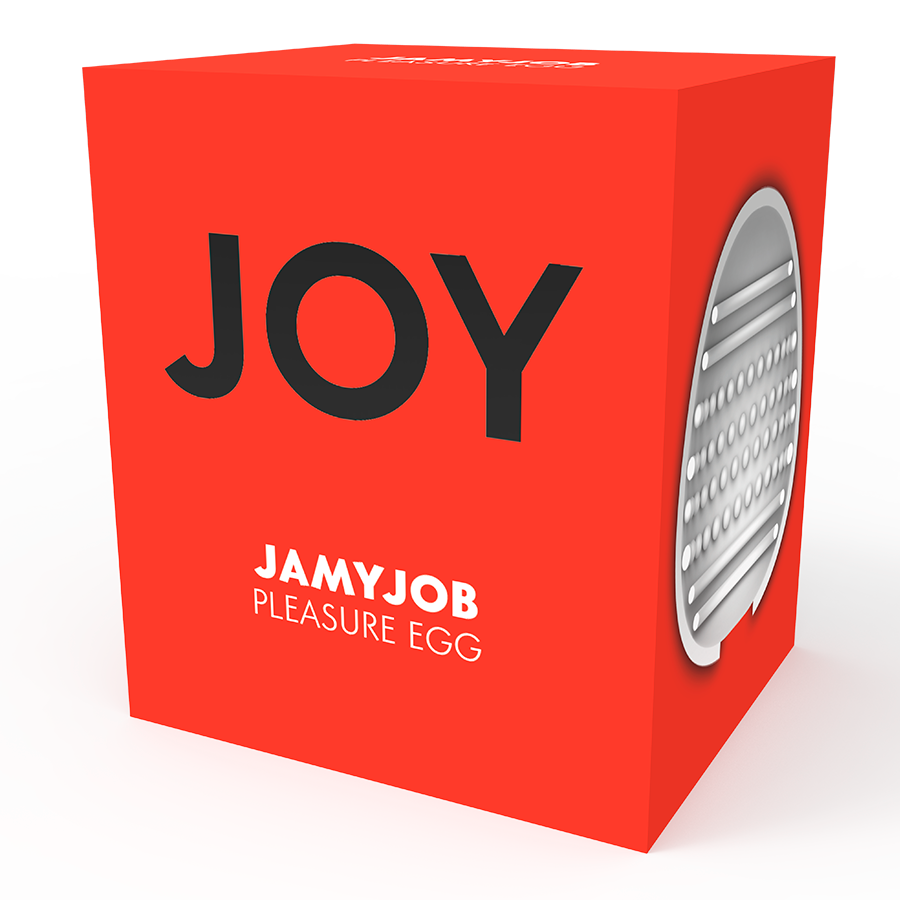 JAMYJOB - DISCREET MASTURBATOR EGG RED VERSION JOY