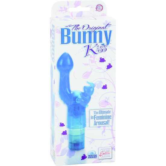 CALEXOTICS - THE ORIGINAL BLUE KISS VIBRATING BUNNY