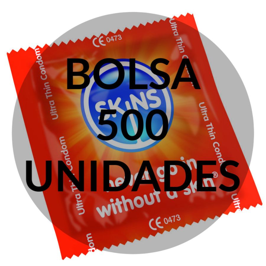 SKINS - ULTRA THIN CONDOM BAG 500 UNITS