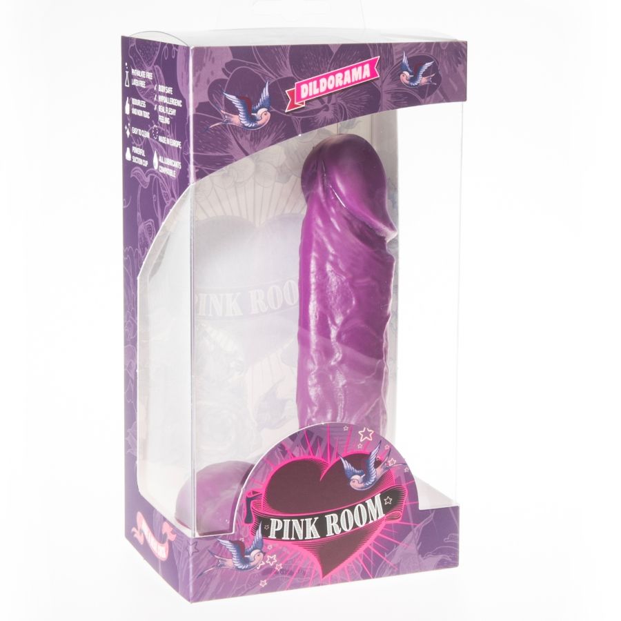 PINK ROOM - AMADEO LILAC REALISTIC DILDO 15.5 CM