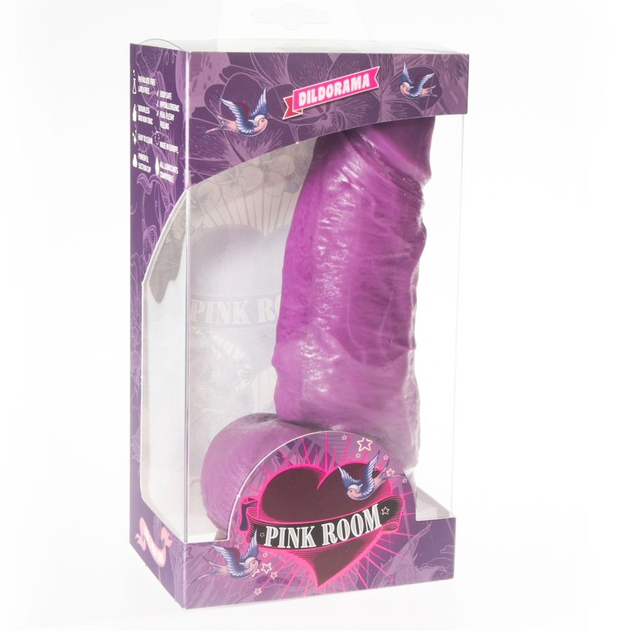 PINK ROOM - DAYAN LILAC REALISTIC DILDO 17 CM